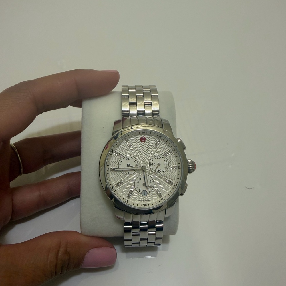 Michele Silver Women's Watch